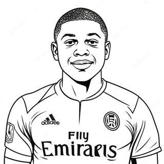 Mbappe Coloring Page 2501-2116