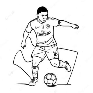 Mbappe Coloring Pages