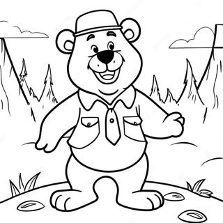 Yogi Bear Coloring Pages