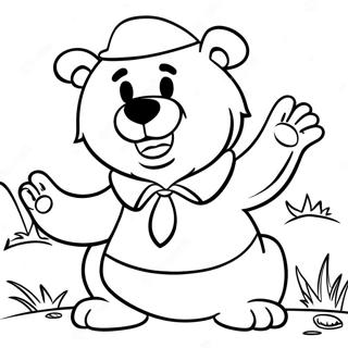 Yogi Bear Coloring Page 25073-20279