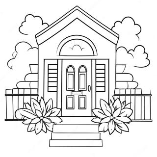 Welcome Home Coloring Page 2511-2118