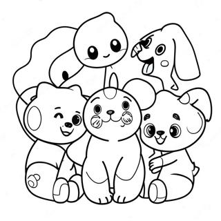 Kai Lan With Friends Coloring Page 25124-20325