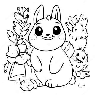 Kai Lan With Friends Coloring Page 25124-20327