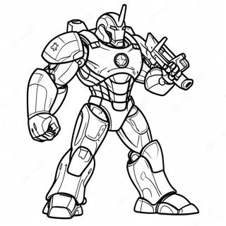 War Machine Coloring Pages