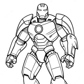 Fierce War Machine Coloring Page 25134-20330