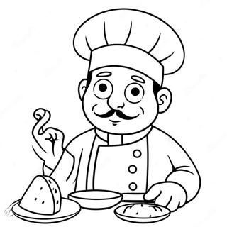 Chef Coloring Pages