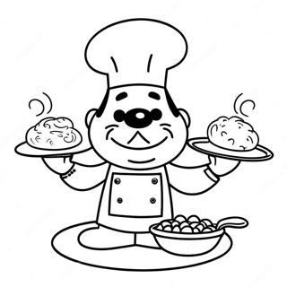 Chef Coloring Pages