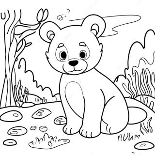 Animal Habitat Coloring Pages