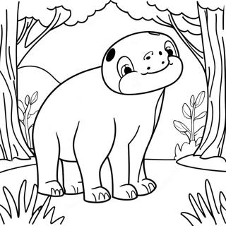 Animal Habitat Coloring Page 25163-20358