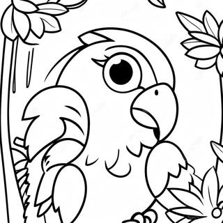 Macaw Coloring Page 25183-20366