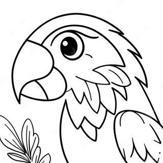 Macaw Coloring Page 25183-20368