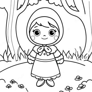 Little Red Riding Hood Coloring Pages