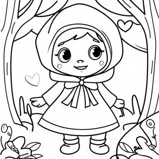 Little Red Riding Hood Coloring Page 25193-20379