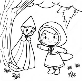 Little Red Riding Hood Coloring Page 25193-20380