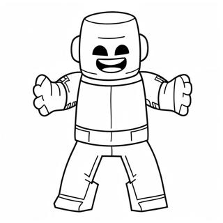 Roblox Bacon Character Coloring Page 25203-20386