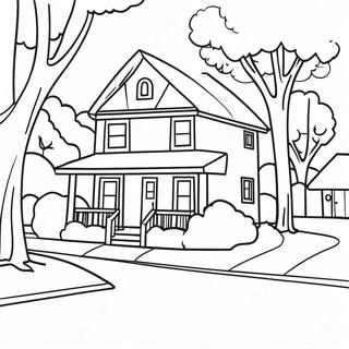 Neighborhood Coloring Pages