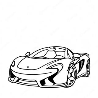 Mclaren Sports Car Coloring Page 2522-2130