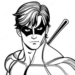 Nightwing Coloring Page 25253-20422