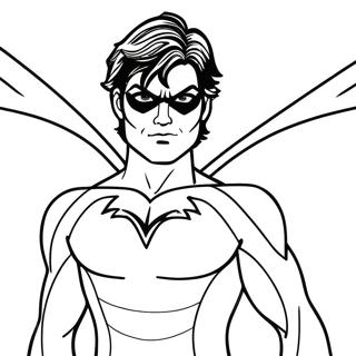 Nightwing Coloring Page 25253-20424