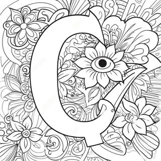 Letter Q Coloring Page 25273-20447