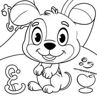 Disney Alphabet Coloring Page 25283-20451