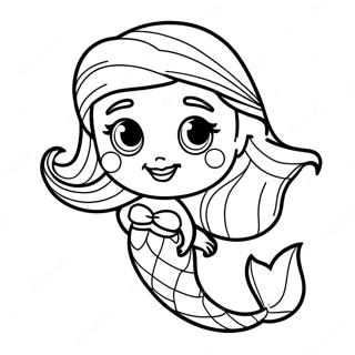 Ariel From Disney Alphabet Coloring Page 25284-20454