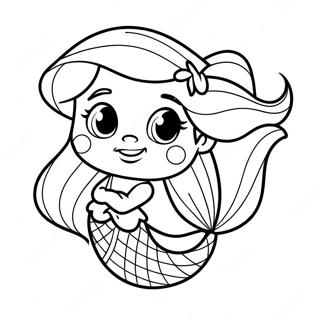 Ariel From Disney Alphabet Coloring Page 25284-20455