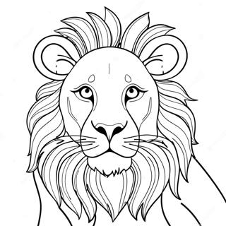 Majestic Lion Coloring Page 252-214