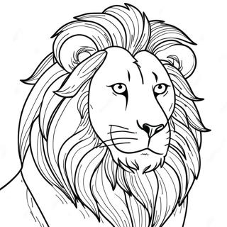 Majestic Lion Coloring Page 252-215