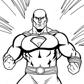 Powerful Black Adam In Action Coloring Page 25304-20466