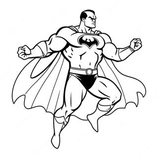 Powerful Black Adam In Action Coloring Page 25304-20467