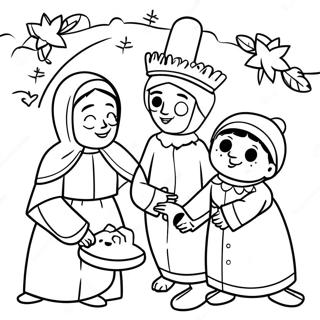 Las Posadas Coloring Pages