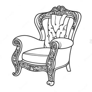 Chair Coloring Pages