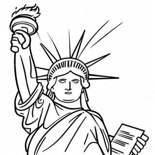 Statue Of Liberty Coloring Pages