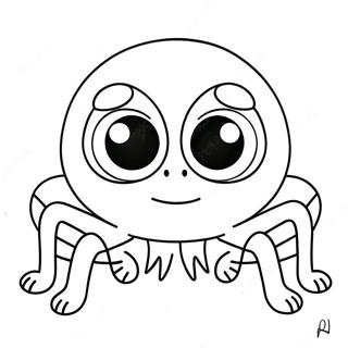 Cute Lucas The Spider Coloring Page 25404-20546