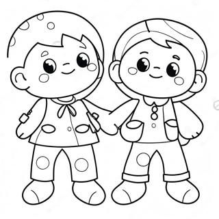 Spot The Difference Coloring Pages