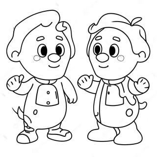 Spot The Difference Fun Coloring Page 25413-20550