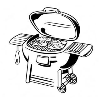 Bbq Grill Coloring Page 25453-20582