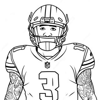 Odell Beckham Jr Coloring Page 25483-20606