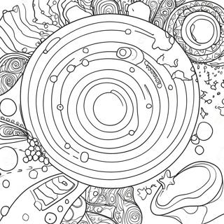 Universal Space Scene Coloring Page 25494-20626