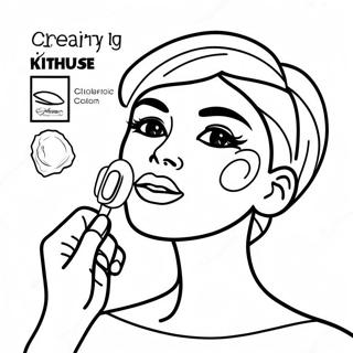 Skincare Coloring Pages