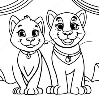 Jasmine And Rajah Coloring Page 25553-20664