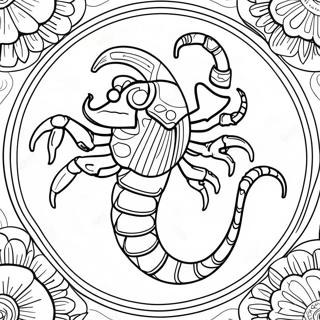 Scorpio Coloring Pages