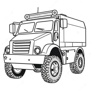 Armored Swat Truck Coloring Page 25604-20707