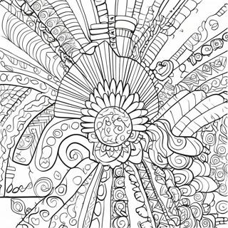 Indigenous Art Patterns Coloring Page 25613-20712