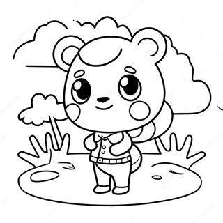 Animal Crossing Coloring Pages