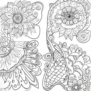 Whimsical Ear Designs Coloring Page 25664-20755