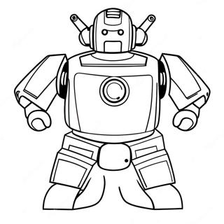 Tobot Coloring Page 25673-20759