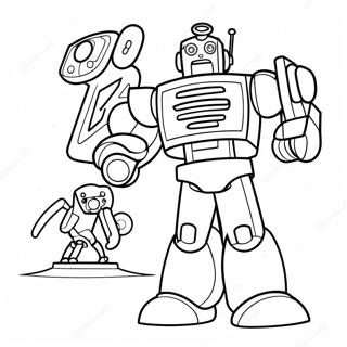 Tobot Action Figure Coloring Page 25674-20762