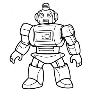 Tobot Action Figure Coloring Page 25674-20763